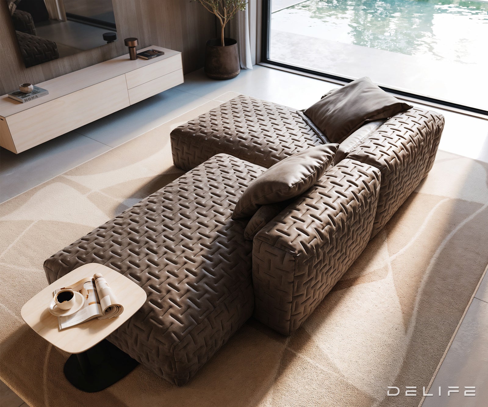 Modularna garnitura Freestyle 310x200cm, Materijal: Mikrofibra