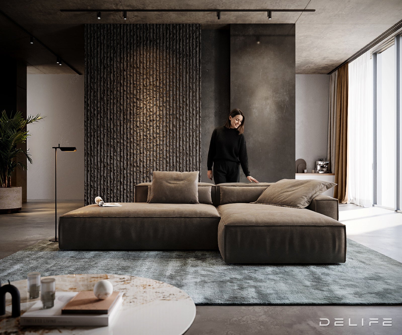 Modularna garnitura Freestyle 310x200cm, Materijal: Mikrofibra