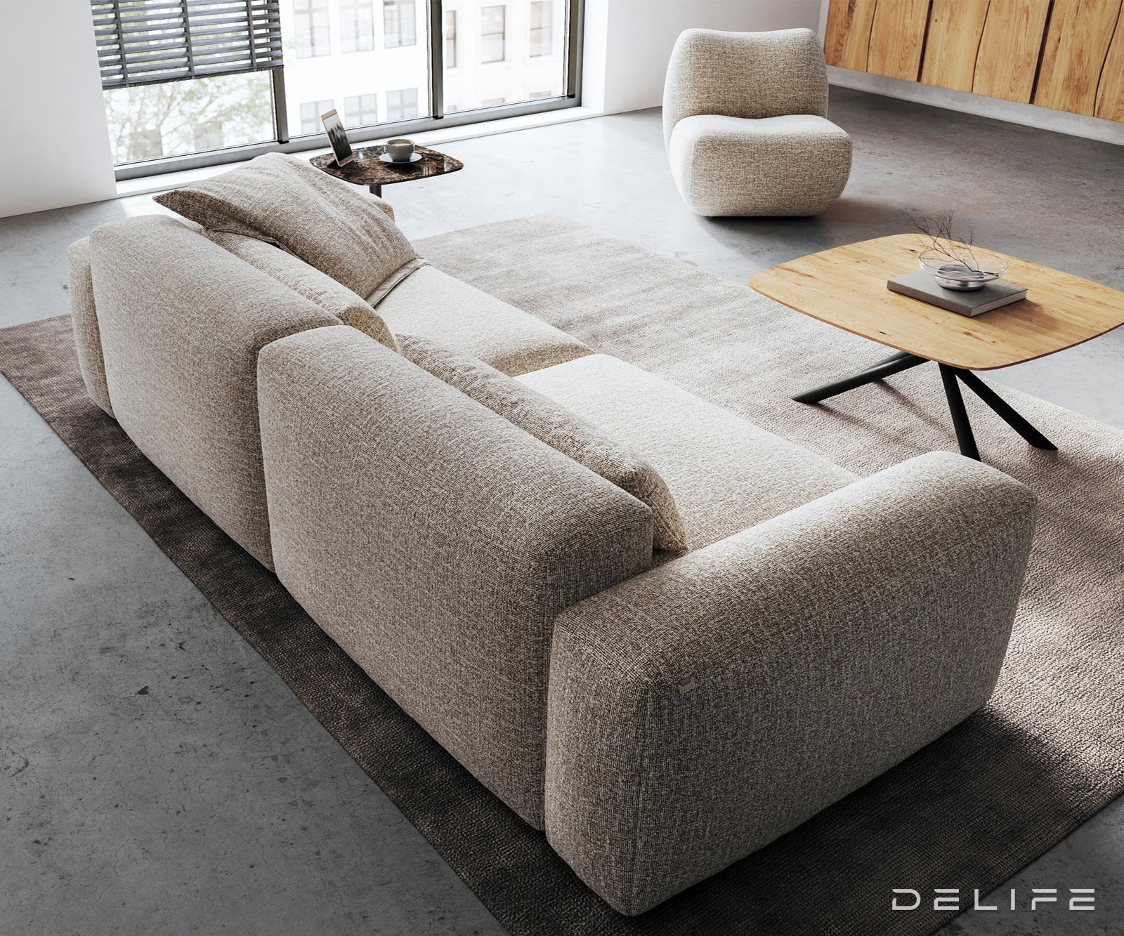 Modularna Sofa Freestyle 280x110cm, Materijal: Tkanina