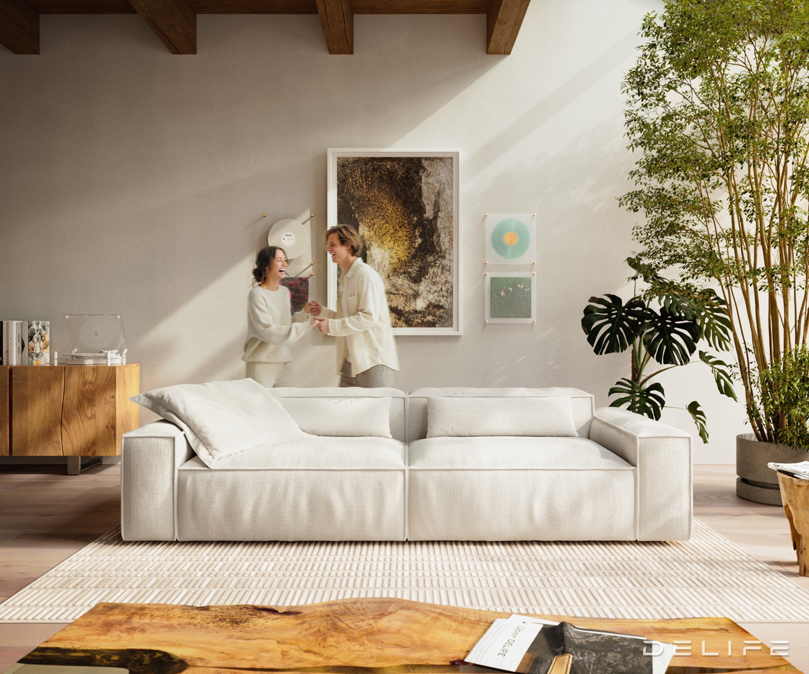 Modularna Sofa Freestyle 280x110cm, Materijal: Boucle