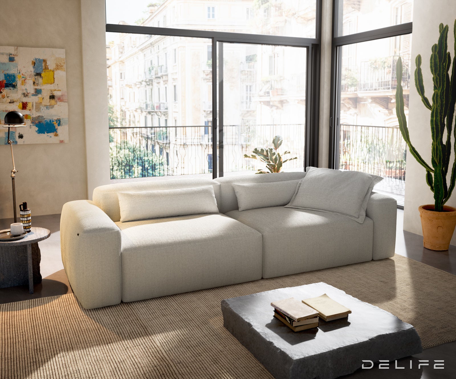 Modularna Sofa Freestyle 280x110cm, Materijal: Boucle