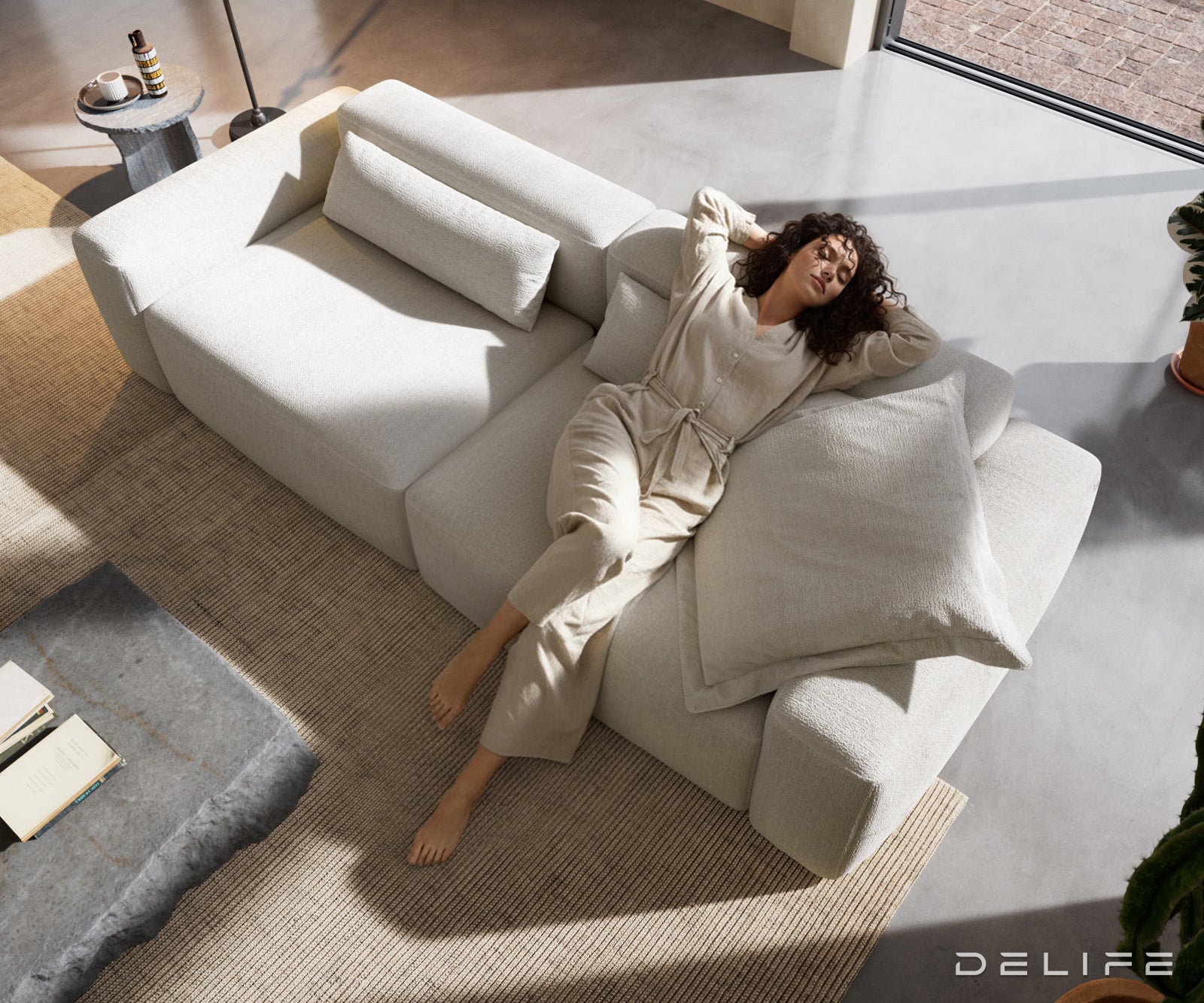 Modularna Sofa Freestyle 280x110cm, Materijal: Boucle