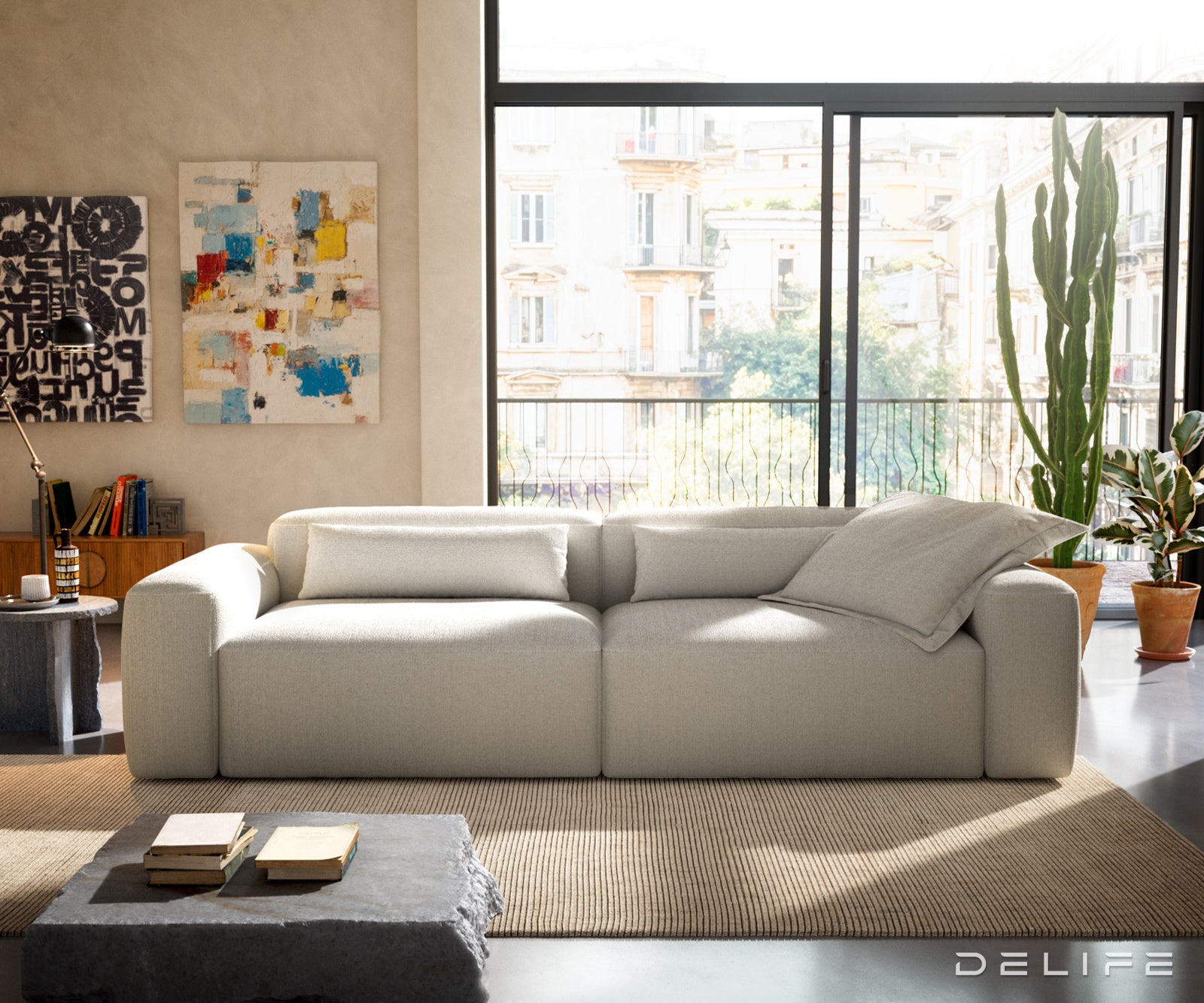 Modularna Sofa Freestyle 280x110cm, Materijal: Boucle