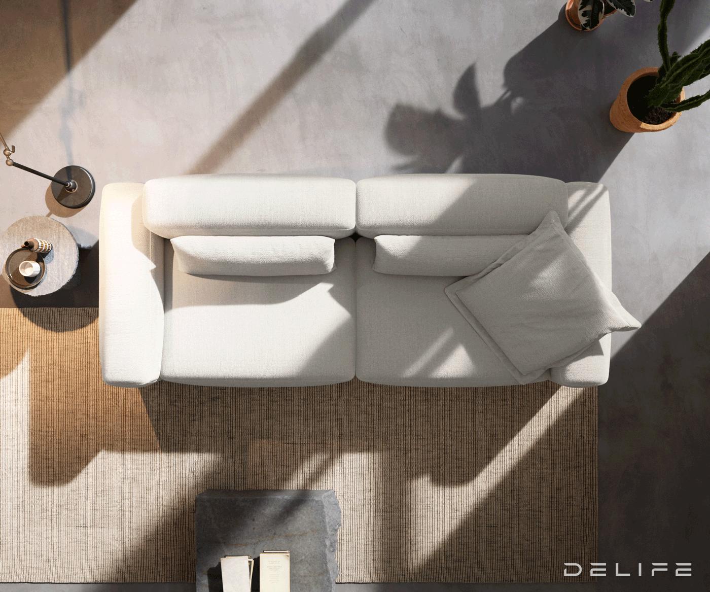 Modularna Sofa Freestyle 280x110cm, Materijal: Boucle