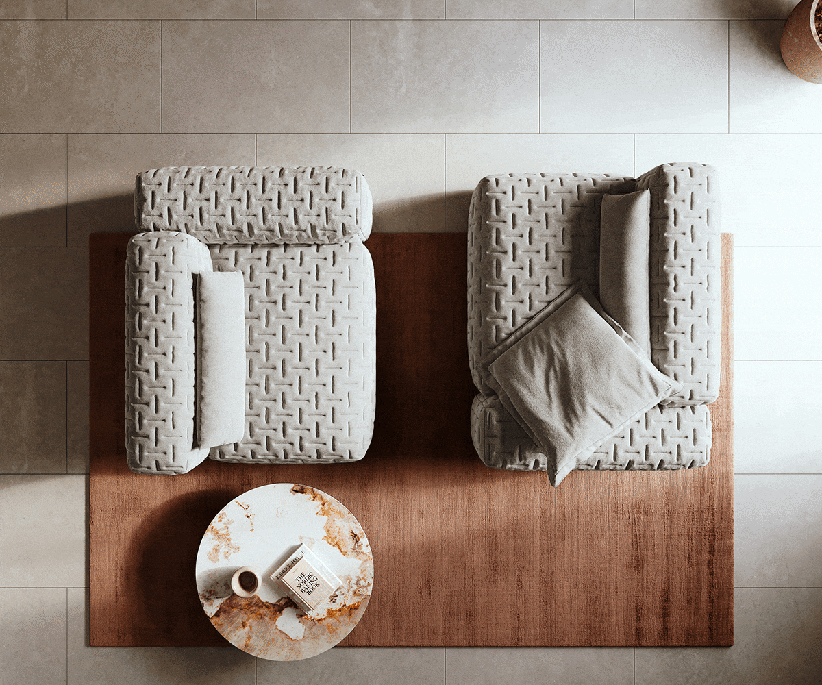 Modularna Sofa Freestyle 280x110cm, Materijal: Strukturirana tkanina