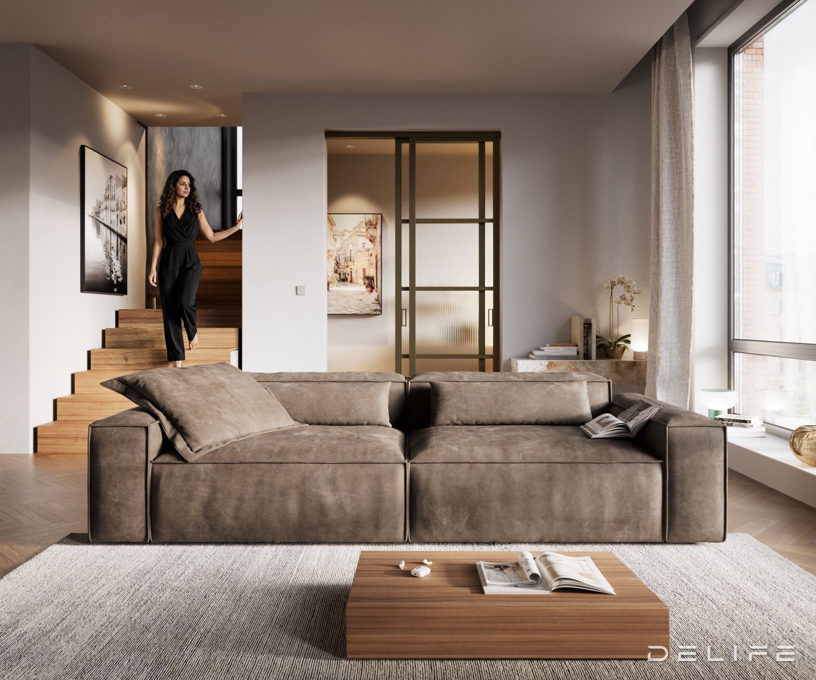 Modularna Sofa Freestyle 280x110cm, Materijal: Mikrofibra