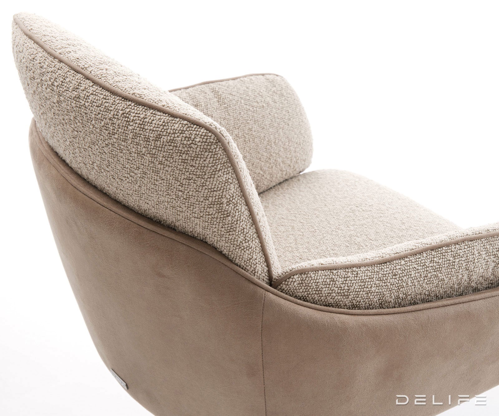 Blagovaonska Stolica Luan, Materijal: Boucle/Mikrofibra