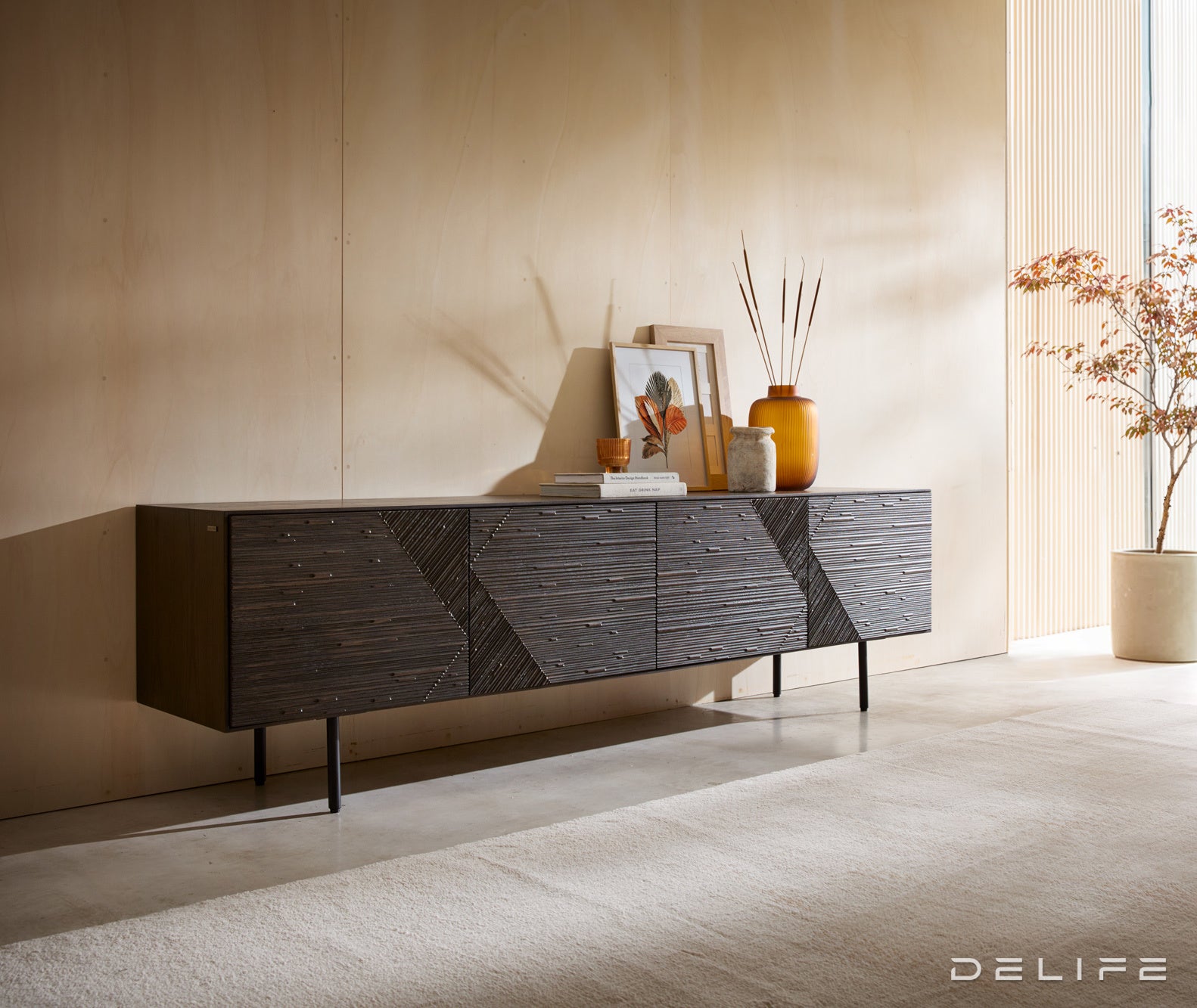 Tv komoda Tereos 220x45cm, Materijal: Jasen