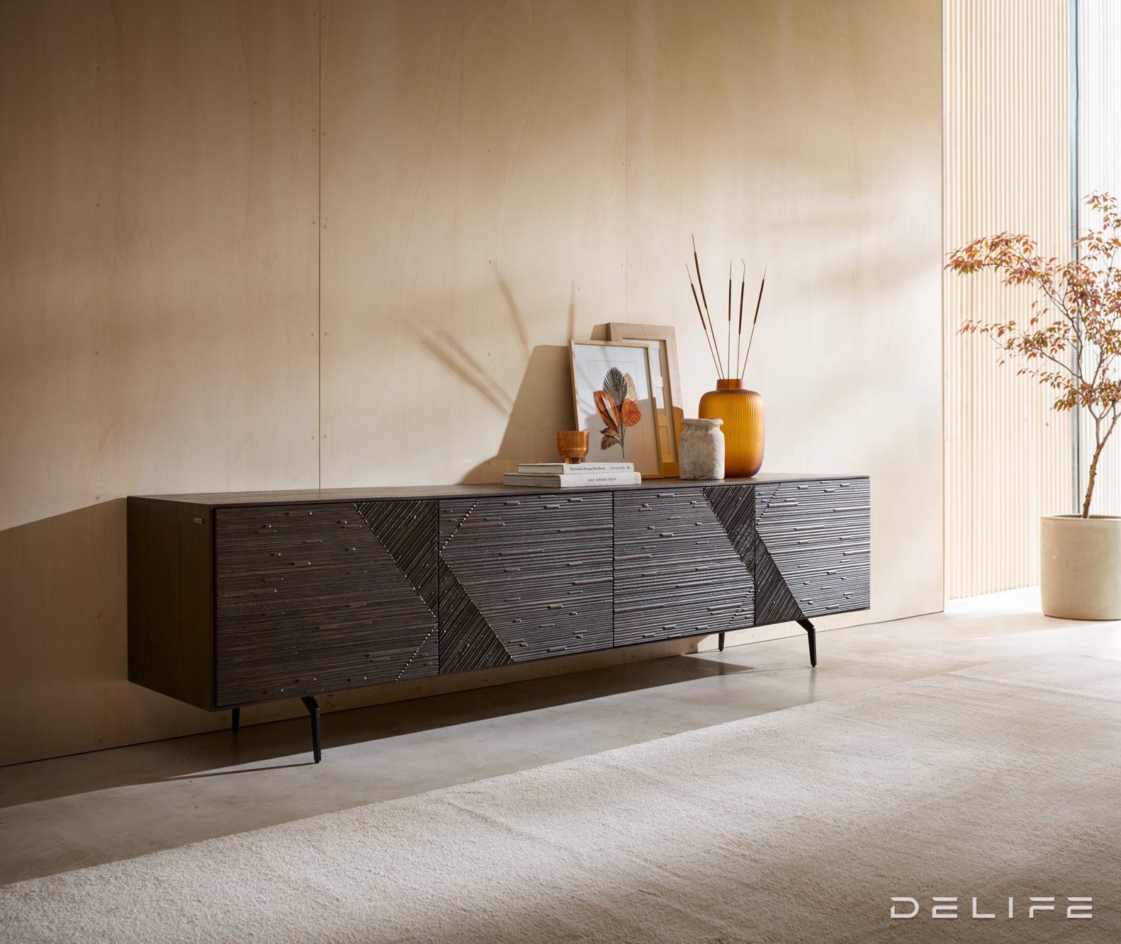 Tv komoda Tereos 220x45cm, Materijal: Jasen