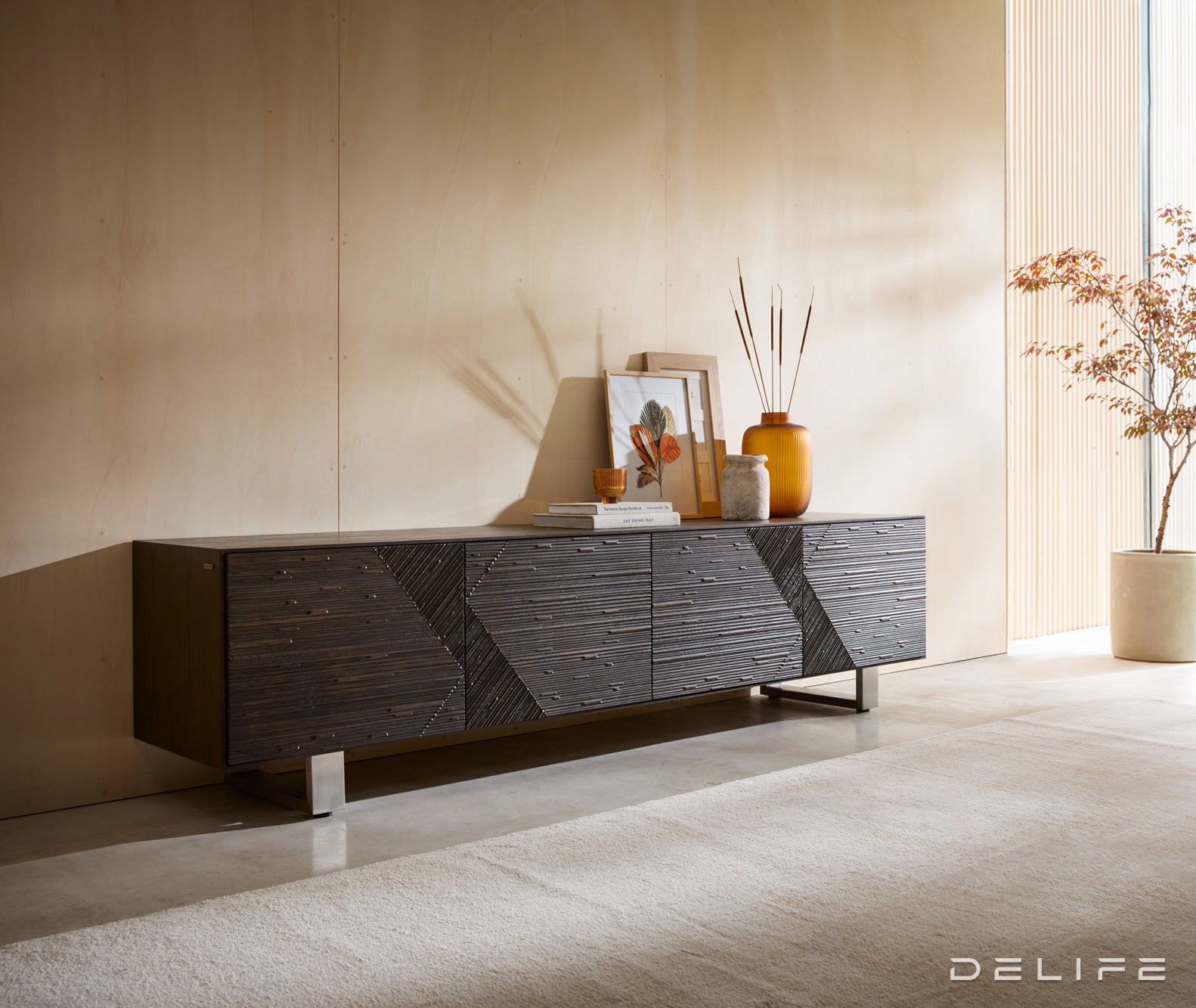 Tv komoda Tereos 220x45cm, Materijal: Jasen