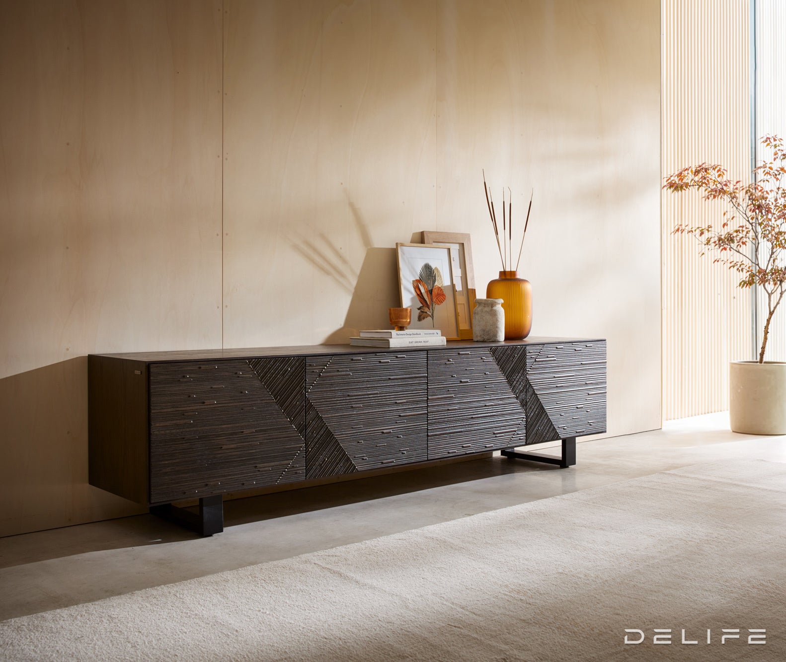 Tv komoda Tereos 220x45cm, Materijal: Jasen