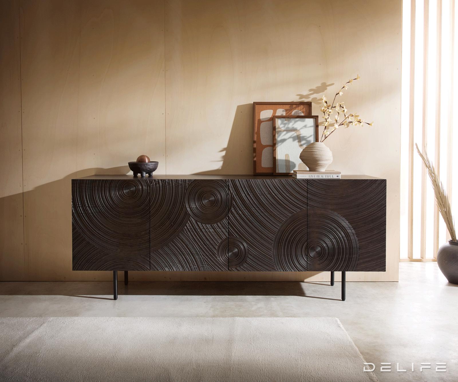 Komoda Ashara 200x48cm, Materijal: Jasen