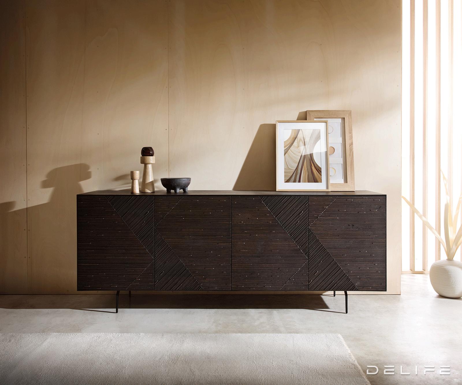 Komoda Tereos 200x45cm, Materijal: Jasen