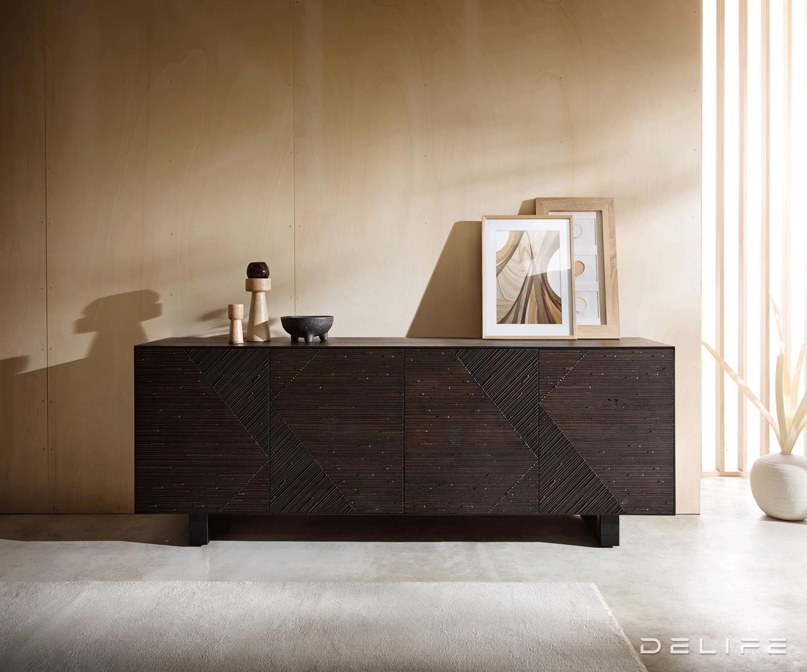 Komoda Tereos 200x45cm, Materijal: Jasen