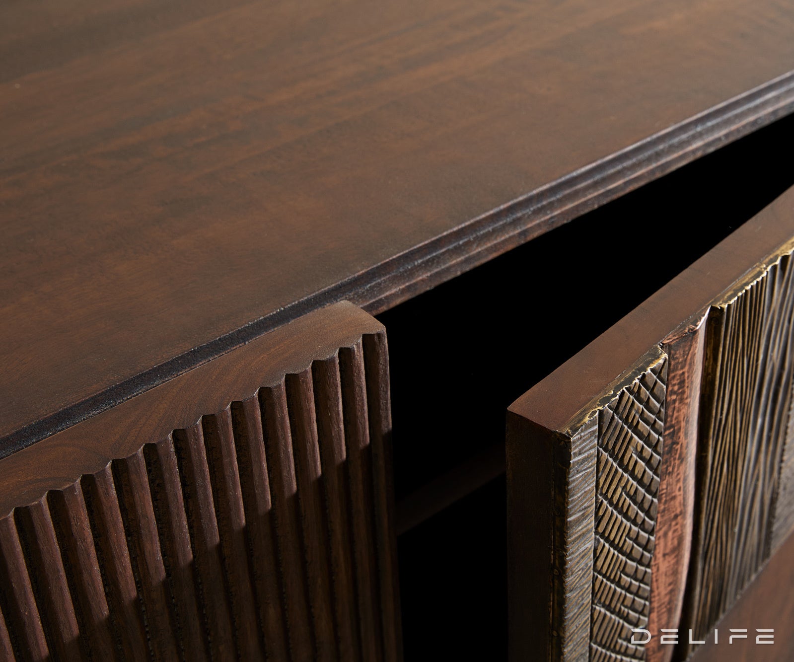 Tv komoda Imara 200x35cm, Materijal: Mango