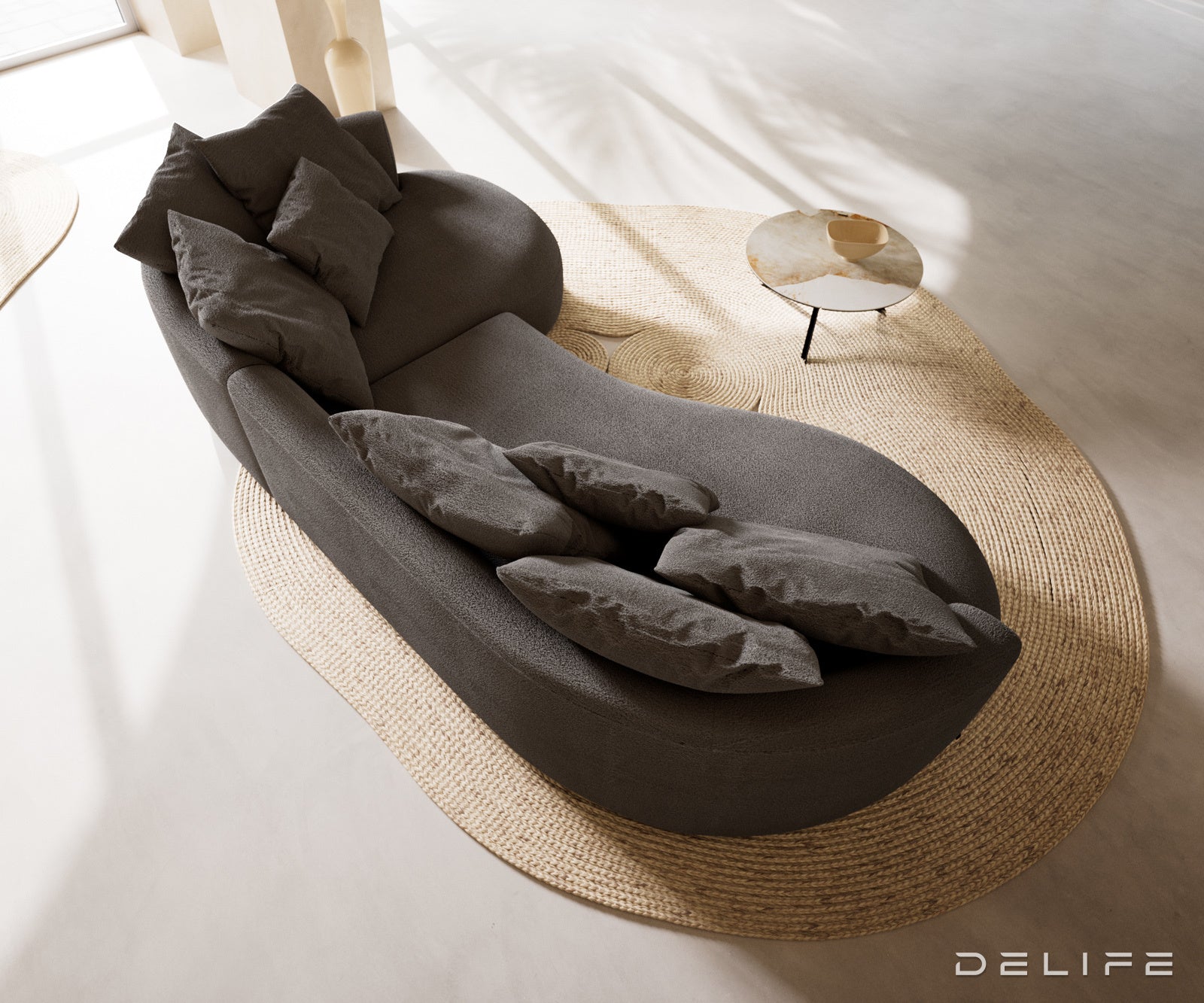 Sofa Edina 328x166cm, Materijal: Boucle