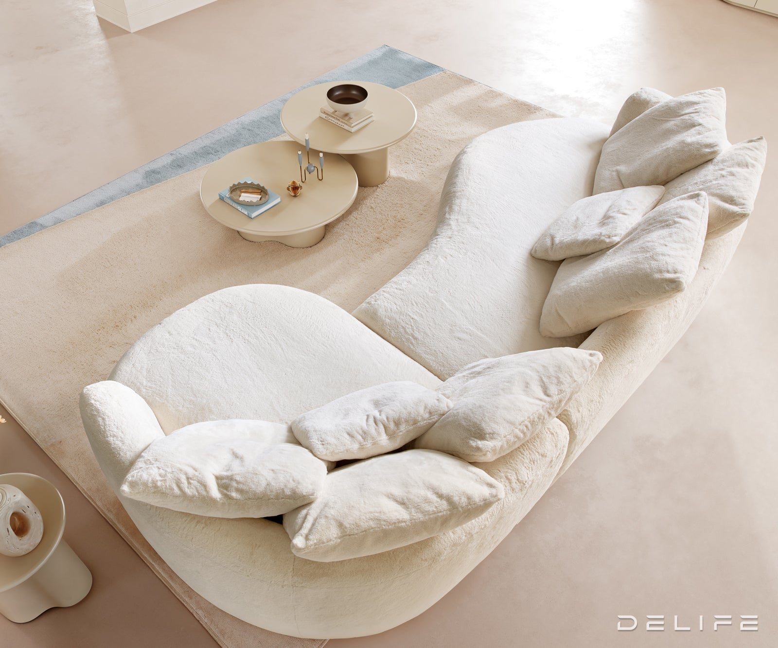 Sofa Edina 328x166cm, Materijal: Pliš