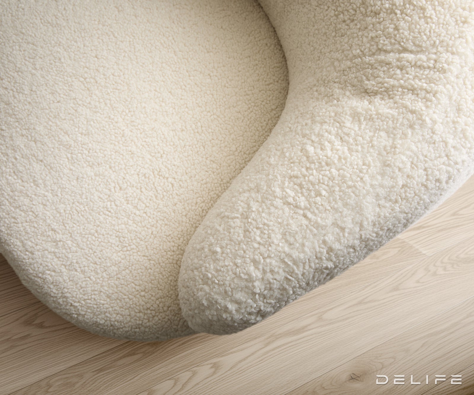 Fotelja Nova 88x88cm, Materijal: Teddy Tkanina