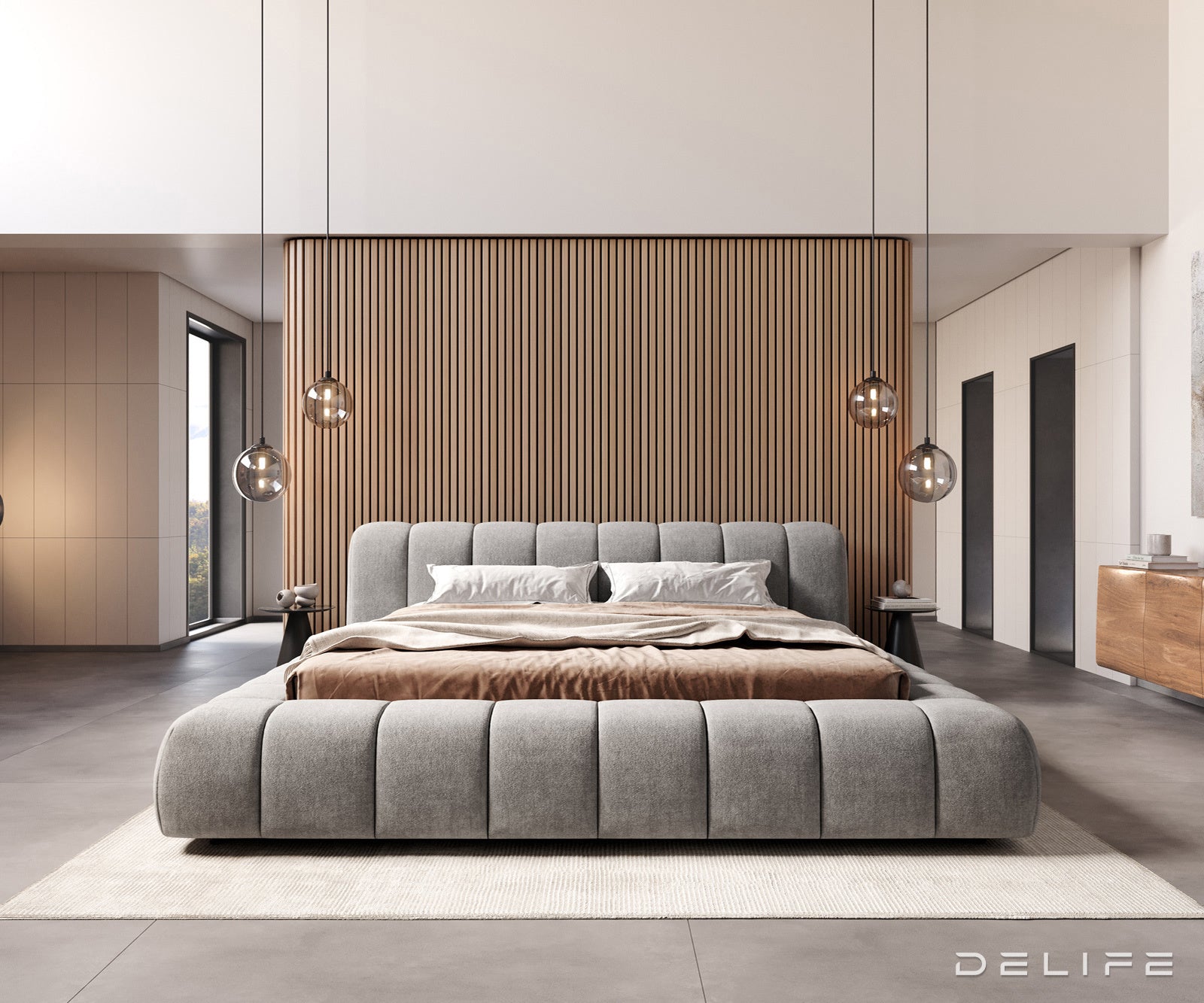 Okvir Kreveta Cutio, Materijal: Strukturirana Tkanina