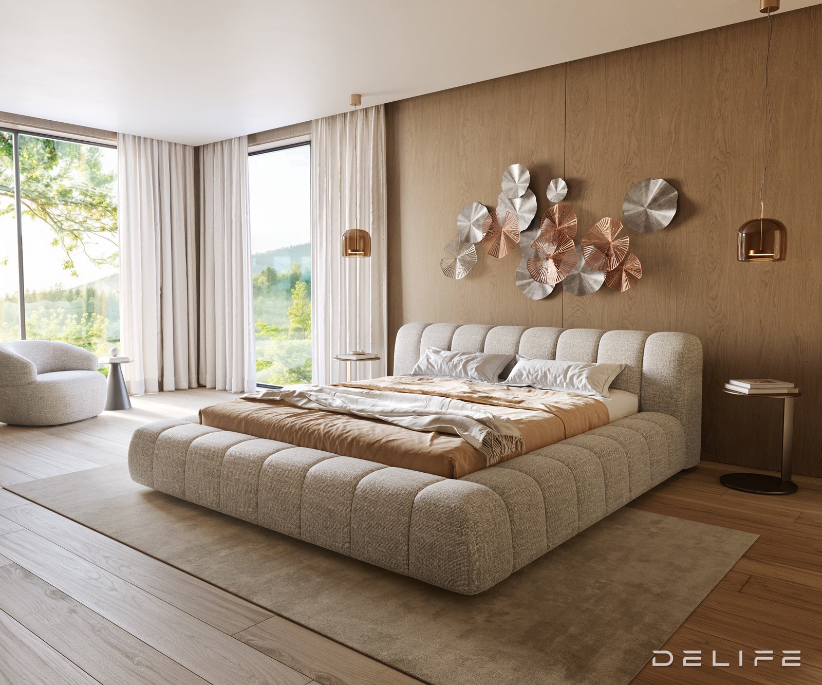 Okvir Kreveta Cutio, Materijal: Strukturirana Tkanina