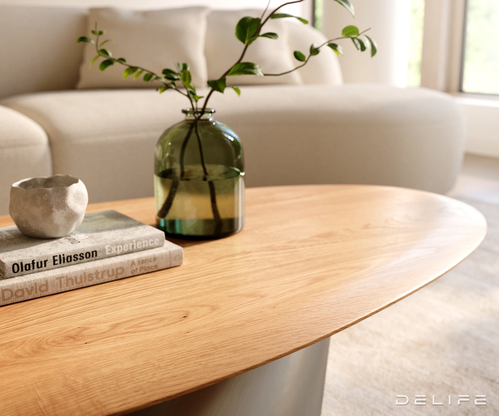 Klub stolić Edge 140x75cm, Materijal: Hrast