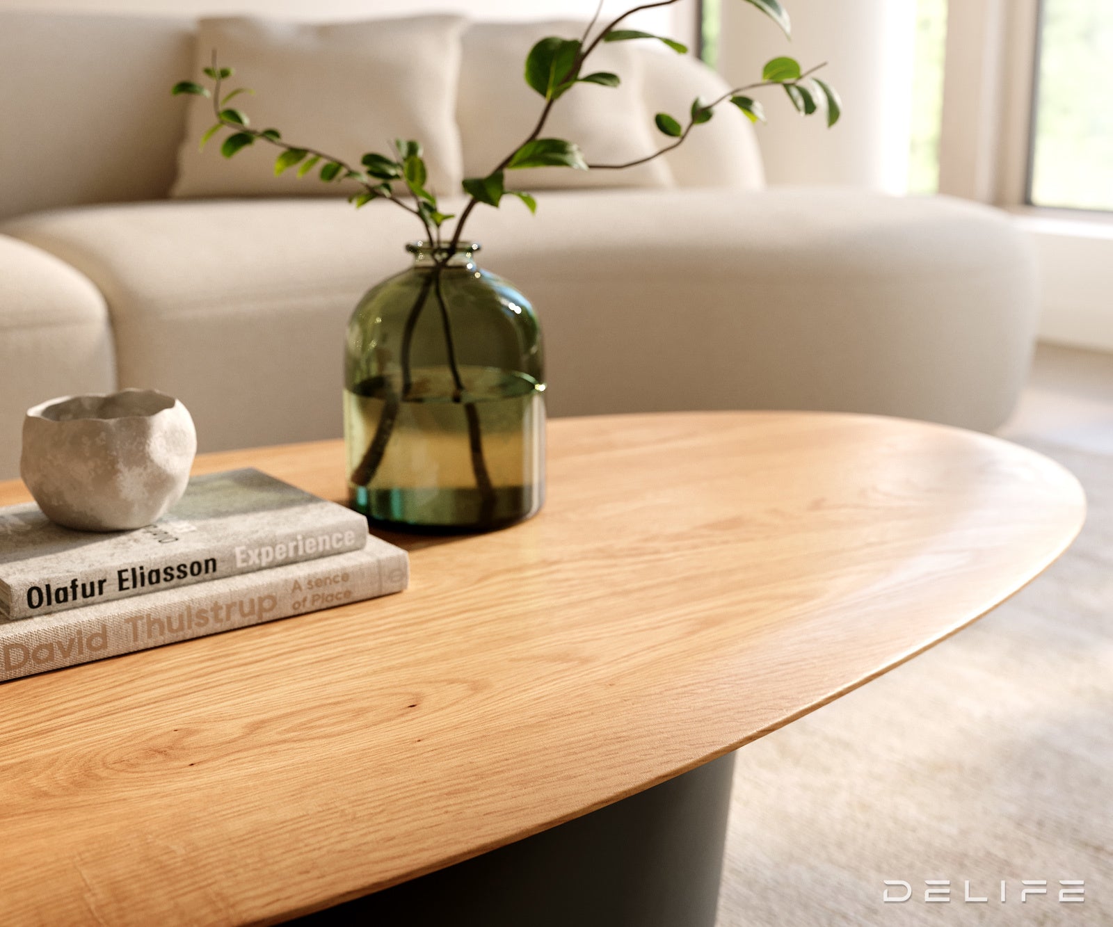 Klub stolić Edge 140x75cm, Materijal: Hrast