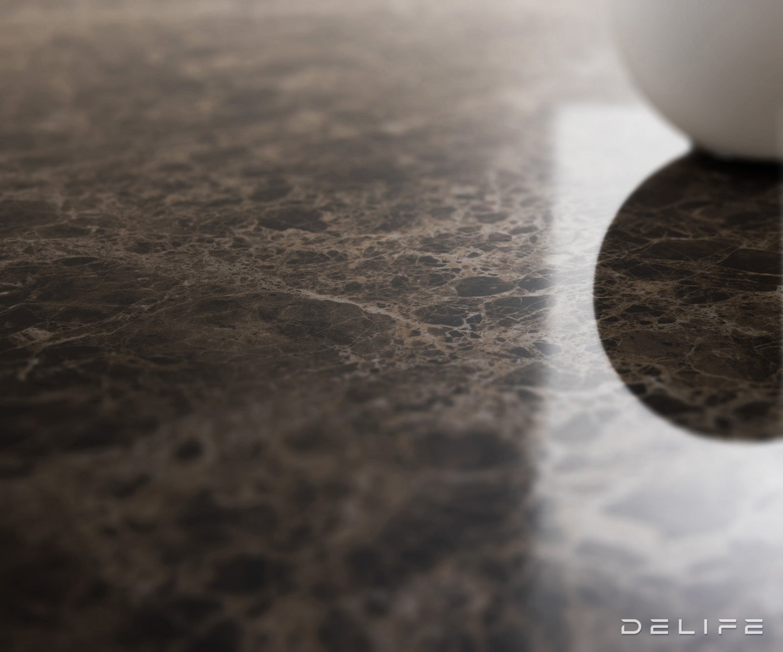 Klub stolić Edge 140x80cm, Materijal: Keramika Laminam Extra Lucidato