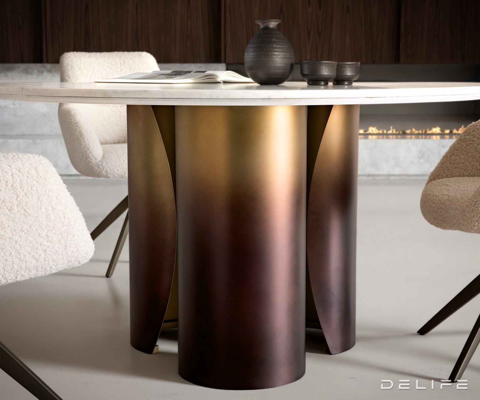 Blagovaonski stol Adenza 140x140cm, Materijal: Bagrem