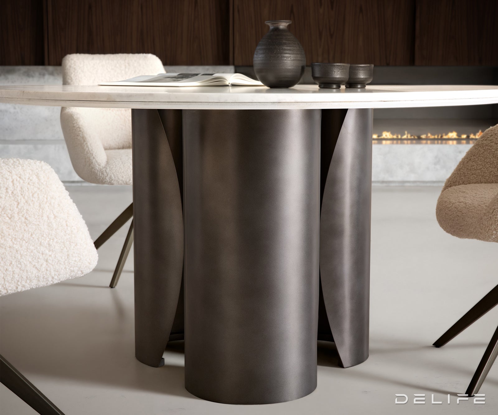 Blagovaonski stol Adenza 140x140cm, Materijal: Bagrem