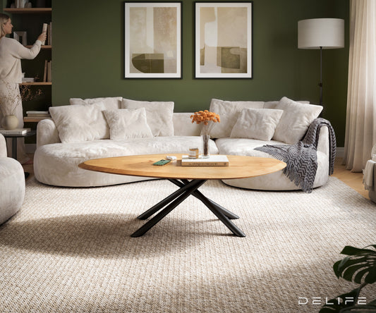 Klub stolić Edge 140x76cm, Materijal: Bagrem