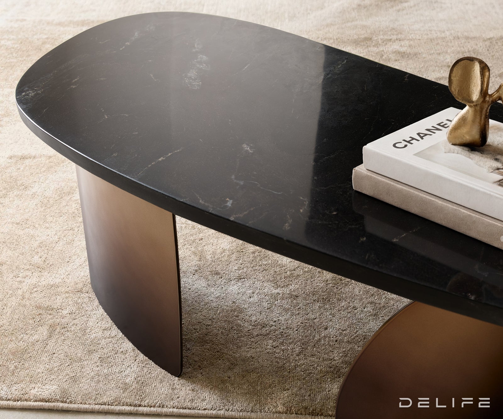 Klub stolić Marvello 101x50cm, Materijal: Mramor