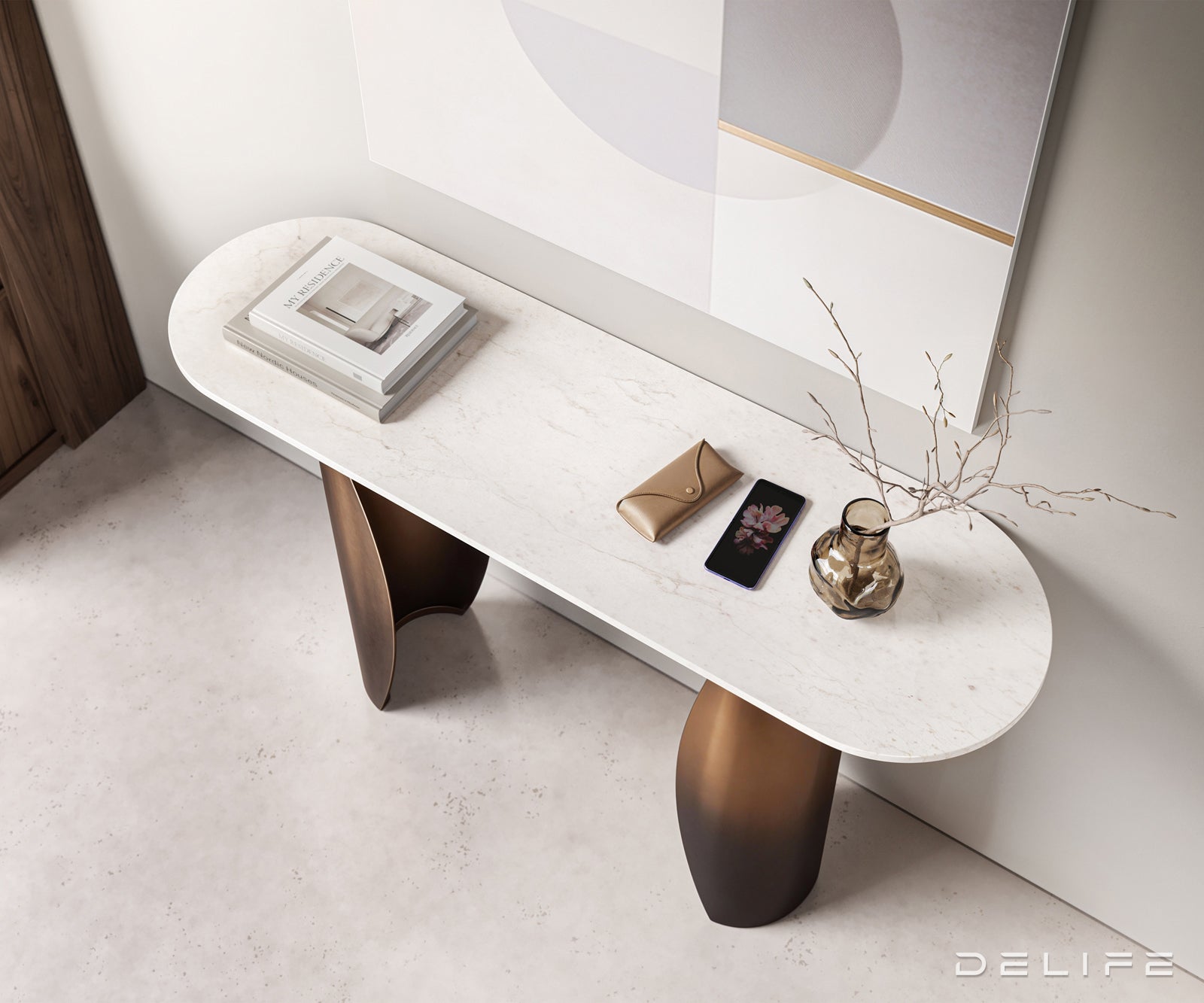 Konzola Solena 135x40cm, Materijal: Mramor