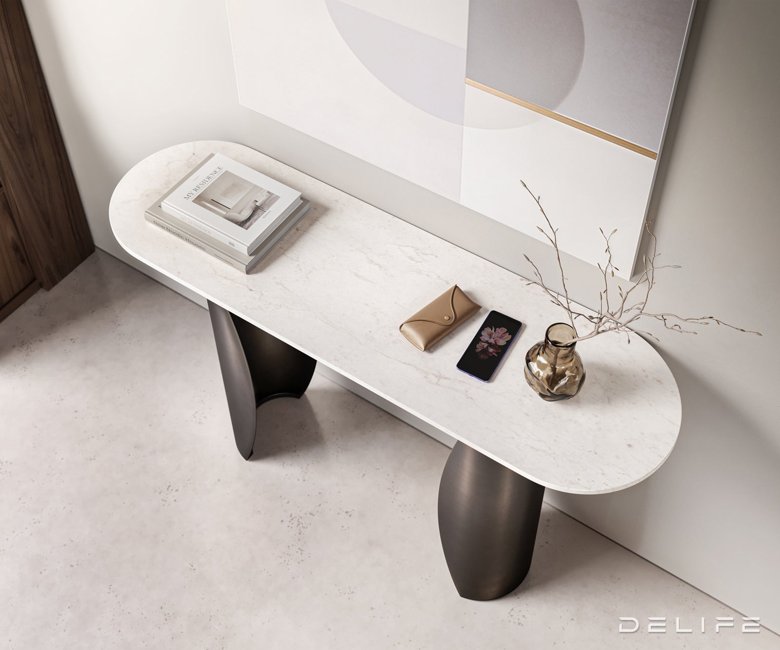 Konzola Solena 135x40cm, Materijal: Mramor