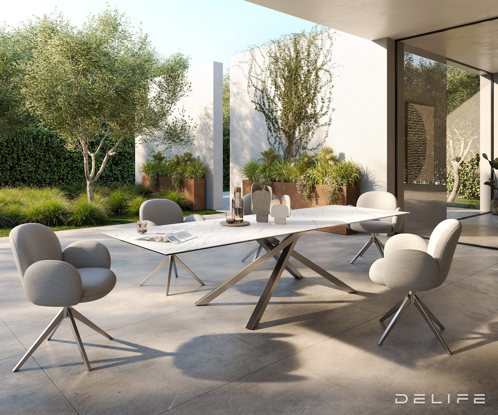 Outdoor stol Edge 300x100cm, Materijal: Keramika Statuarietto