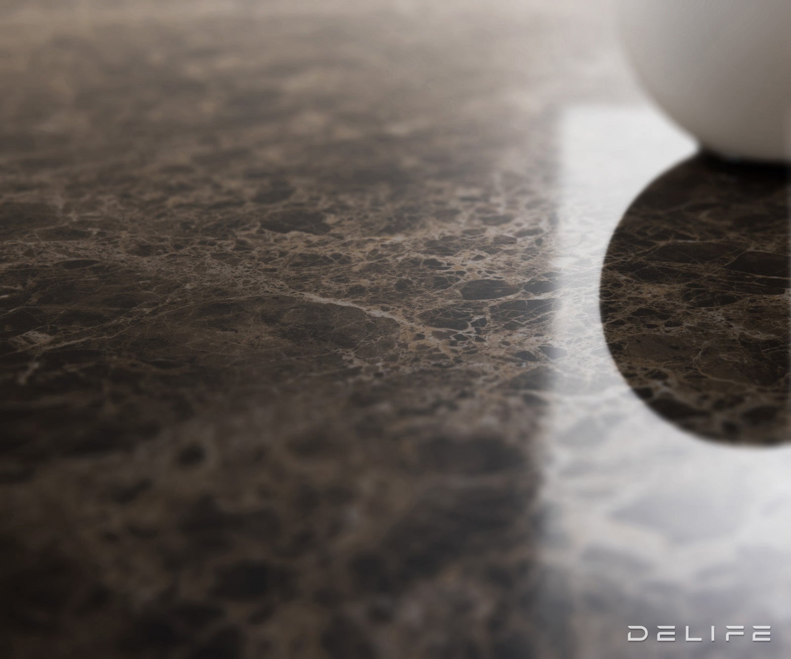 Outdoor stol Edge 300x100cm, Materijal: Keramika Emperador Extra Lucidato