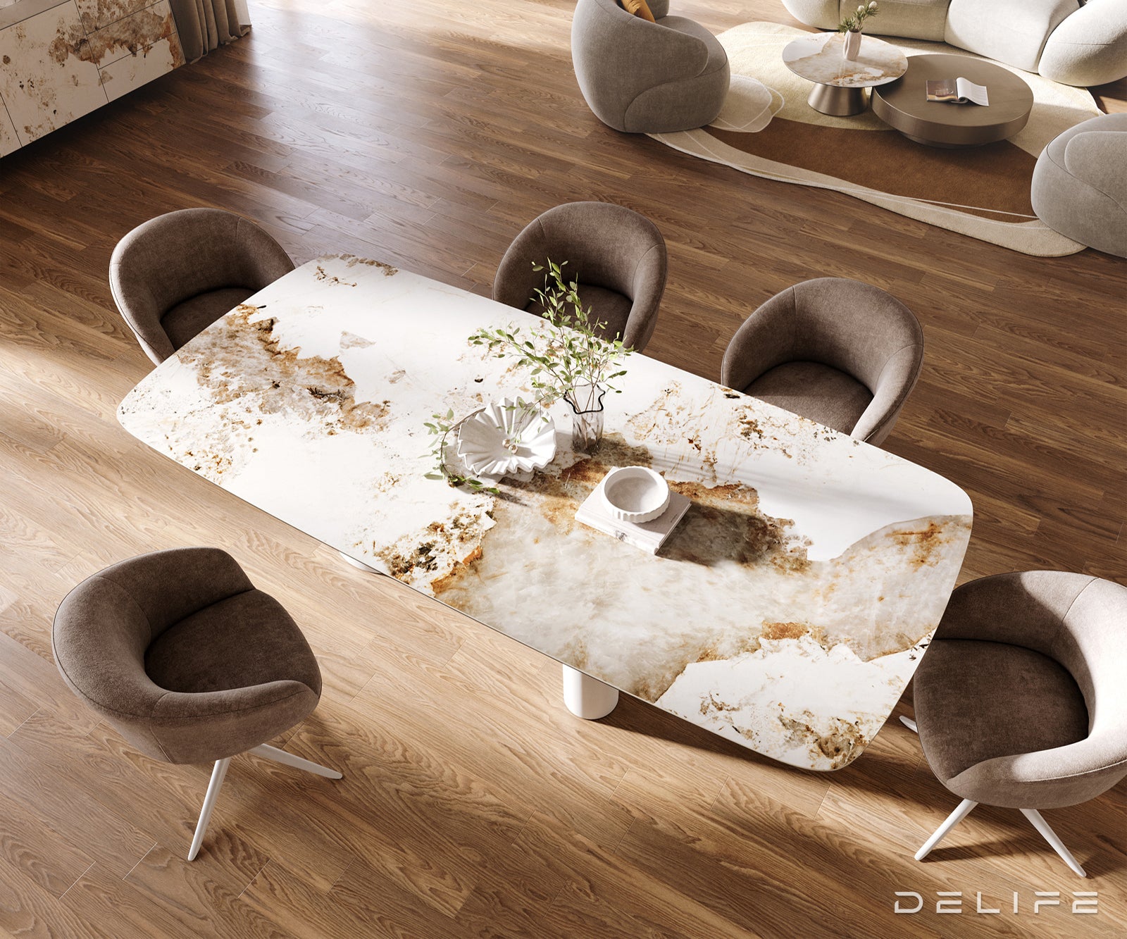 Blagovaonski stol Edge 260x120cm, Materijal: Bagrem