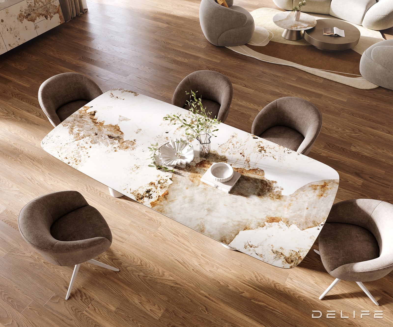 Blagovaonski stol Edge 260x120cm, Materijal: Bagrem