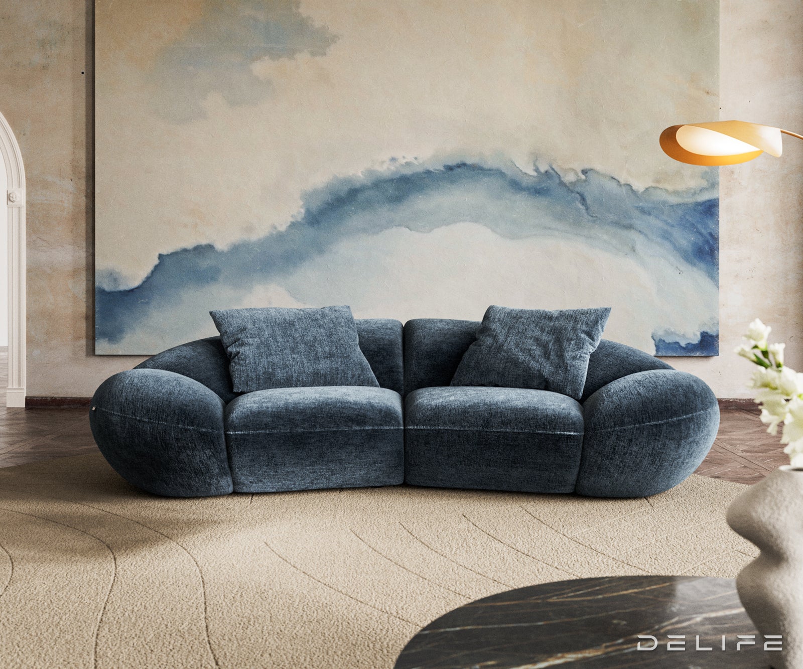 Sofa Lunna 280x170cm, Materijal: Boucle