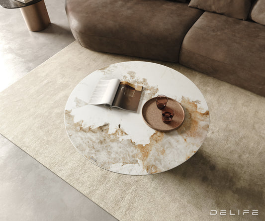 Klub stolić Edge 100x100cm, Materijal: Keramika Minas Melange