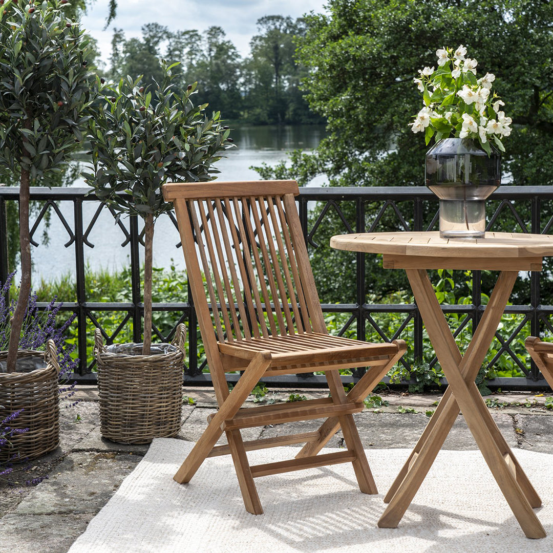 Outdoor stolica Toledo, Materijal: Tikovina