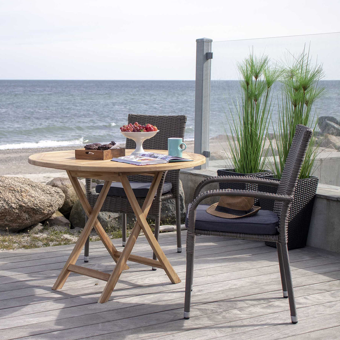 Outdoor stol Oviedo, Materijal: Tikovina