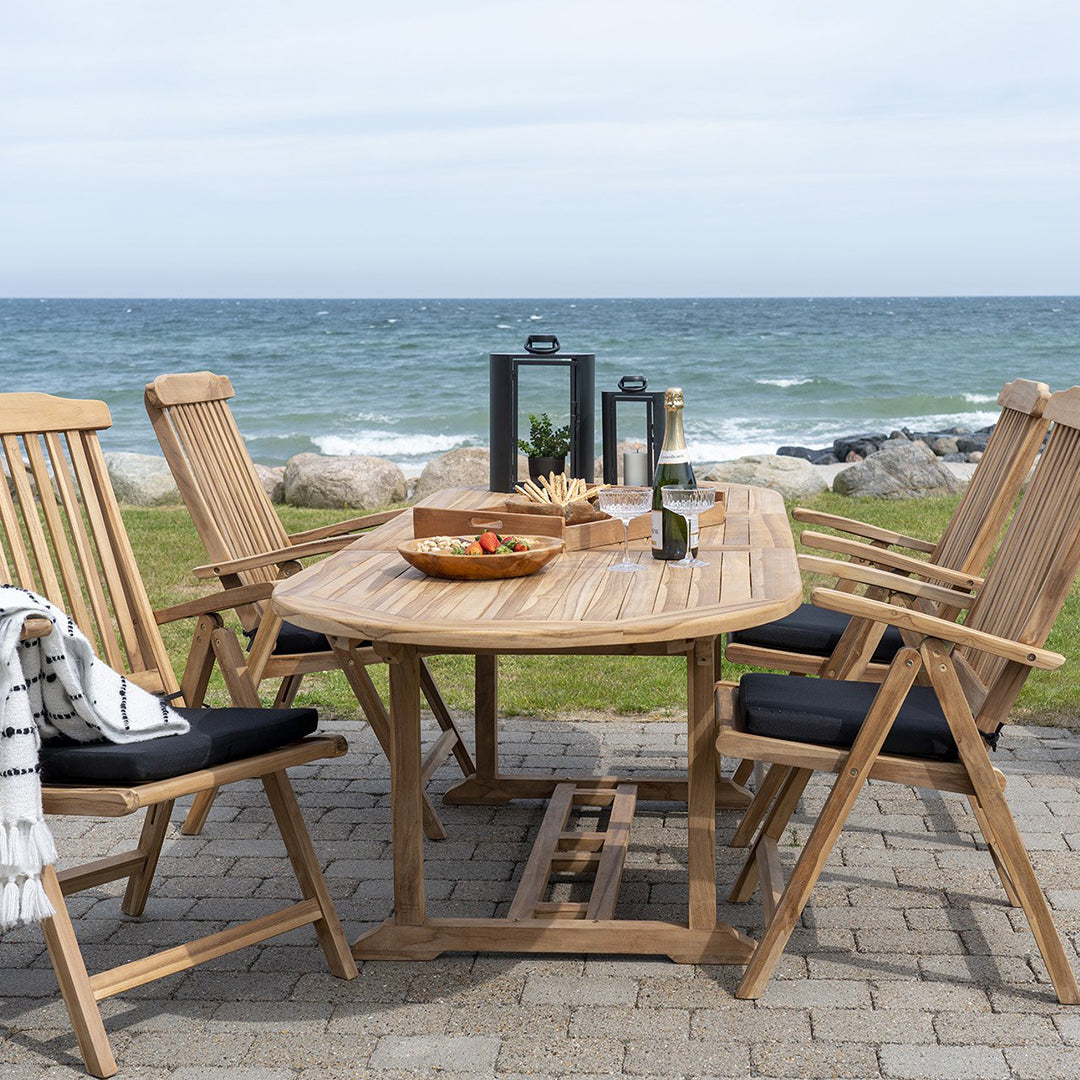 Outdoor stol Salamanca 180/240x90cm, Materijal: Tikovina