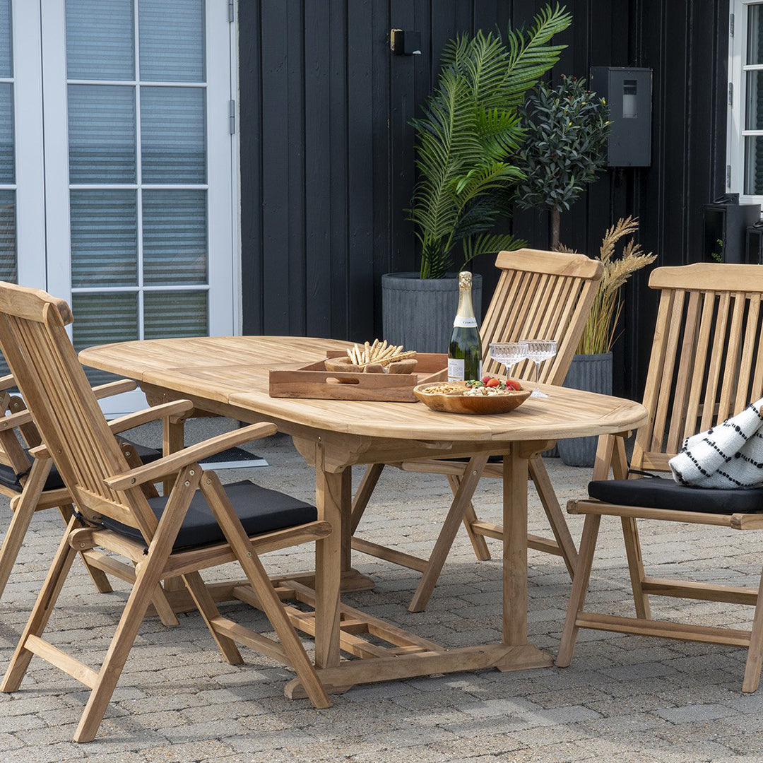 Outdoor stol Salamanca 180/240x90cm, Materijal: Tikovina