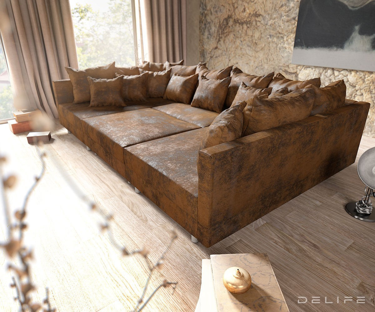 Kutna garnitura Clovis 300x185cm, Materijal: Mikrovelur