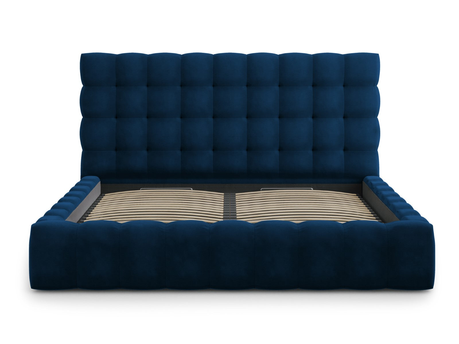 Mamaia okvir kreveta s uzglavljem i sandukom za odlaganje, Materijal: Baršun