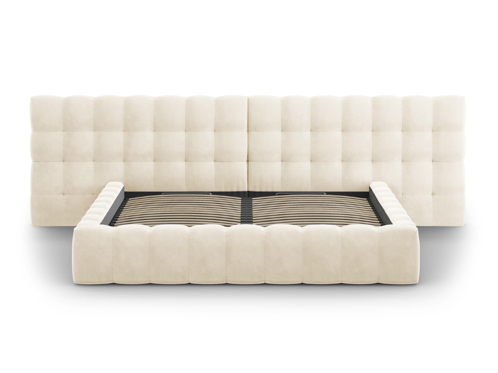 Mamaia okvir kreveta s duplim uzglavljem i spremnikom za odlaganje