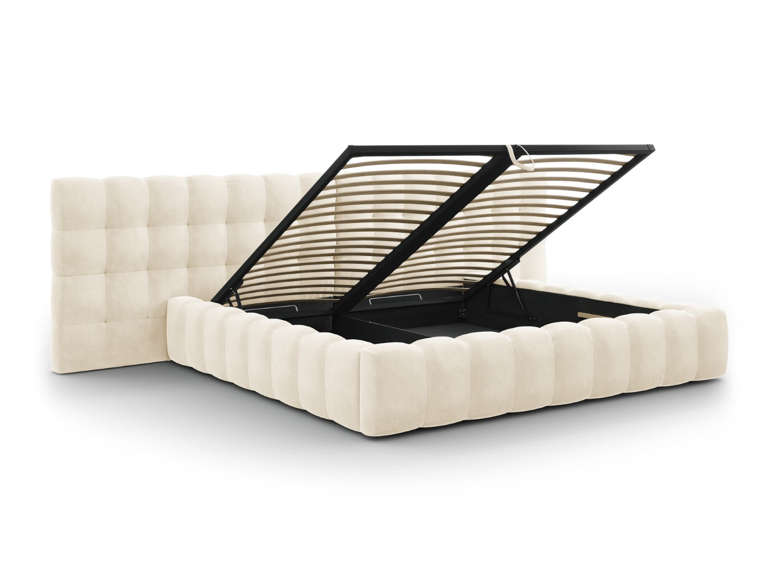 Mamaia okvir kreveta s duplim uzglavljem i spremnikom za odlaganje