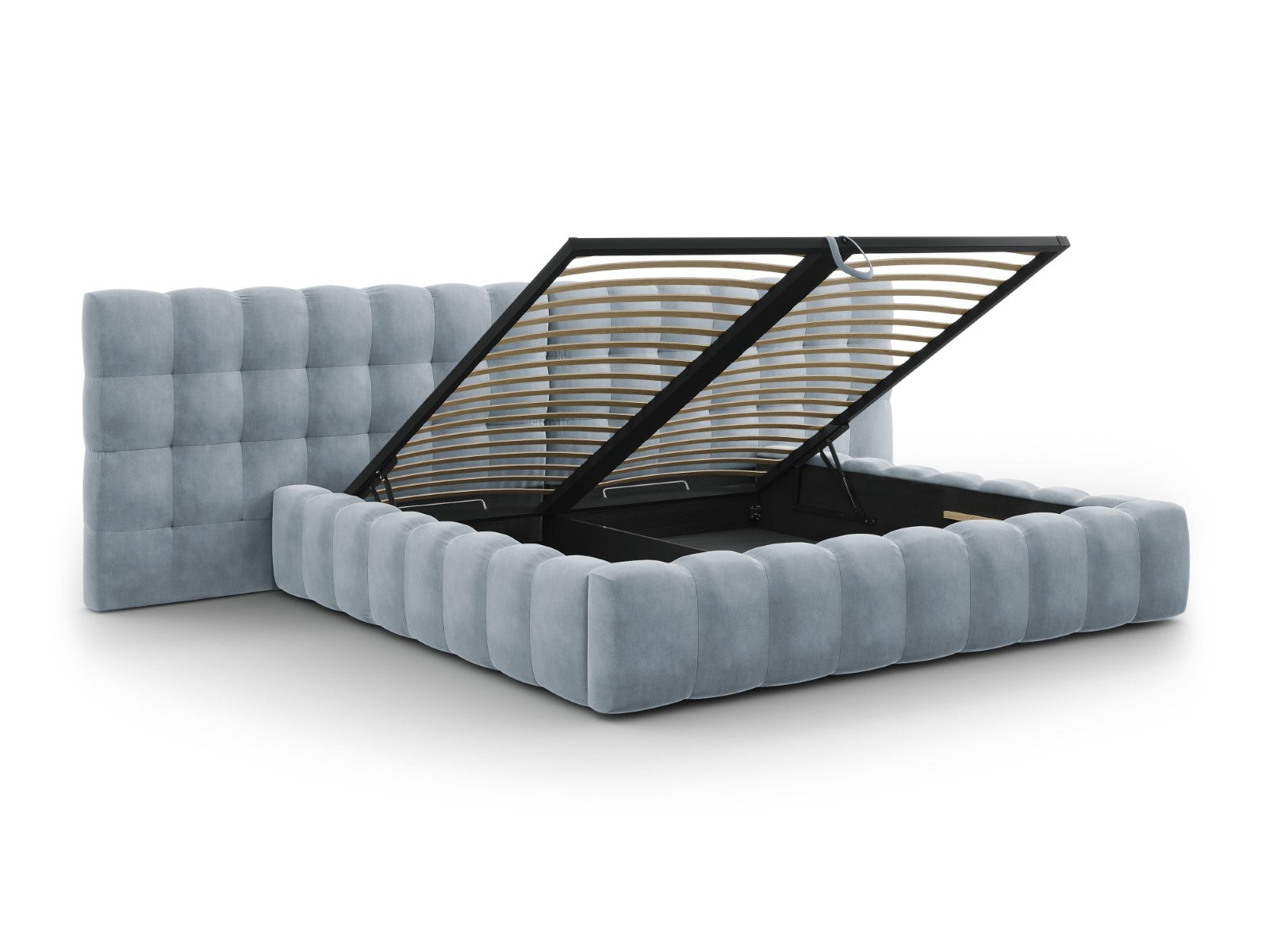 Mamaia okvir kreveta s duplim uzglavljem i spremnikom za odlaganje