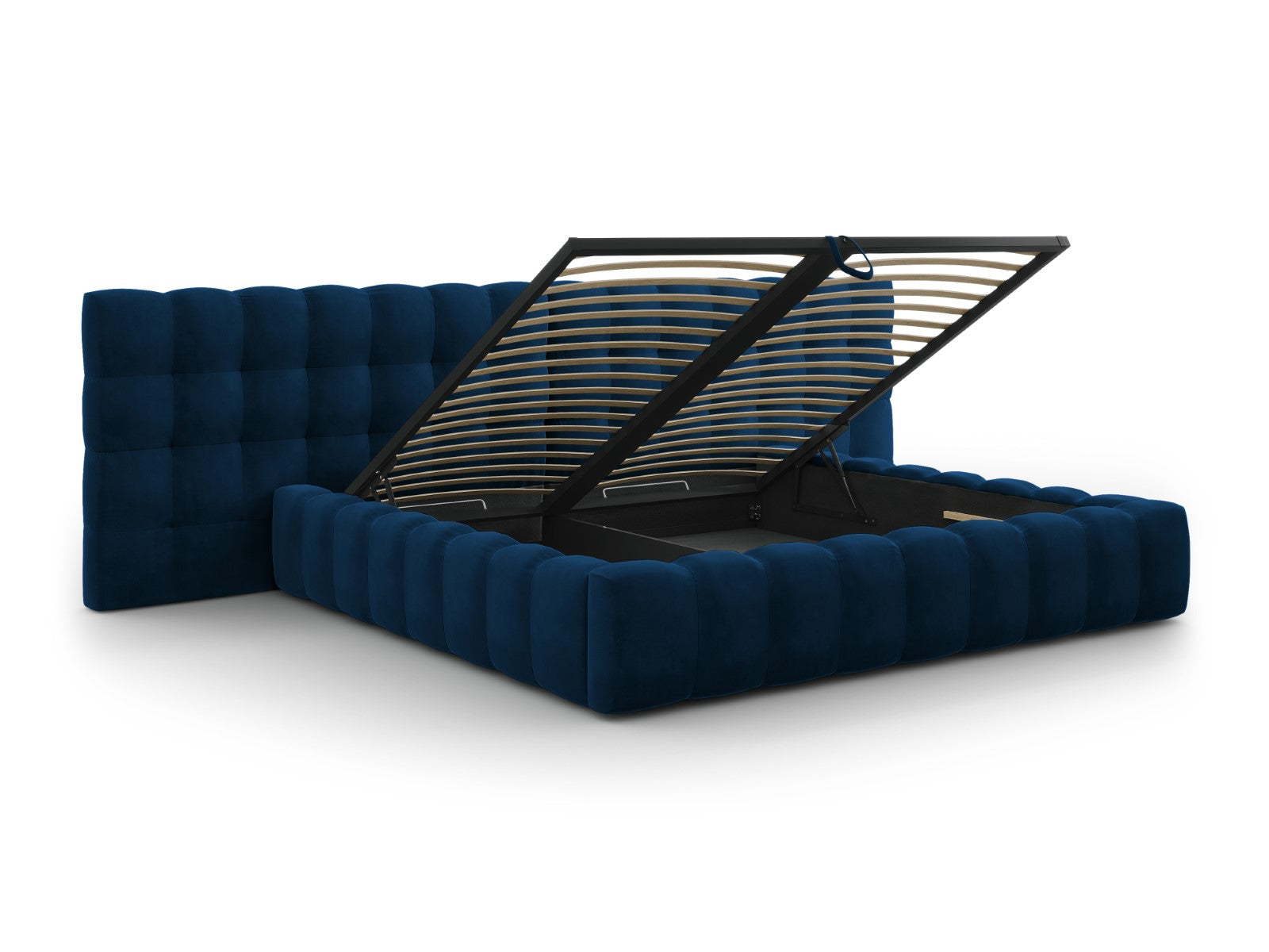 Mamaia okvir kreveta s duplim uzglavljem i spremnikom za odlaganje