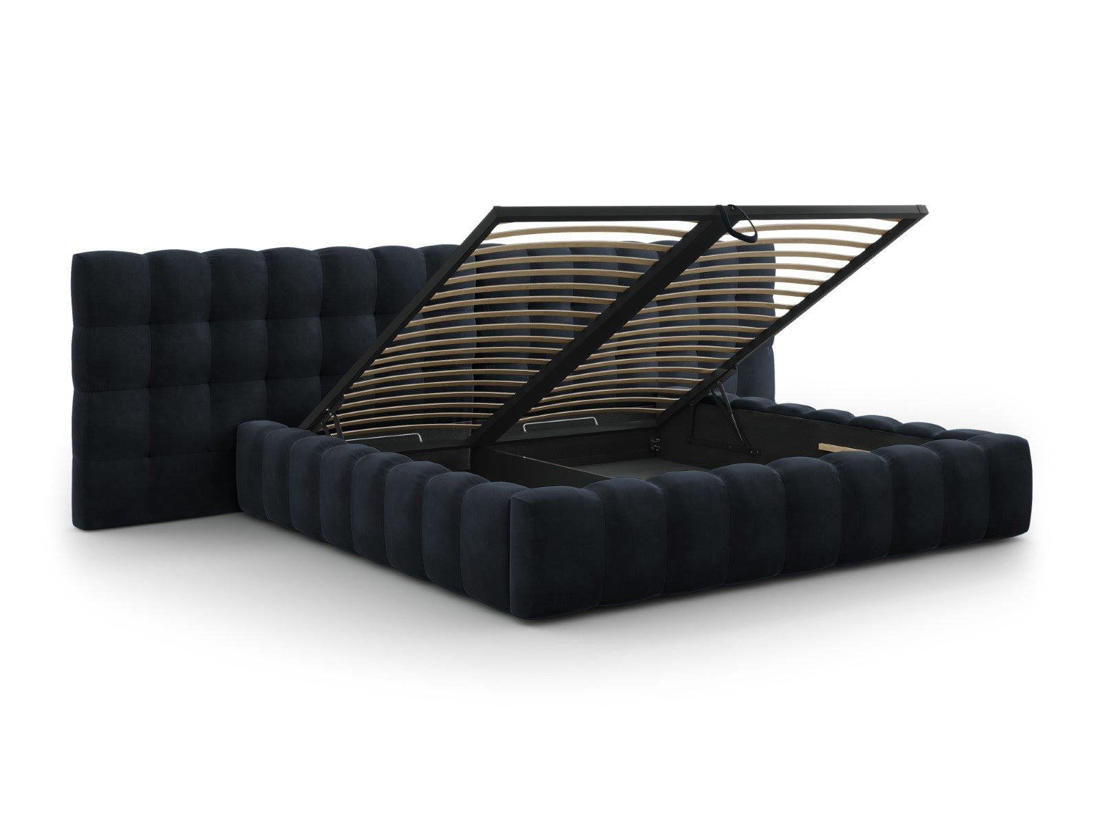 Mamaia okvir kreveta s duplim uzglavljem i spremnikom za odlaganje